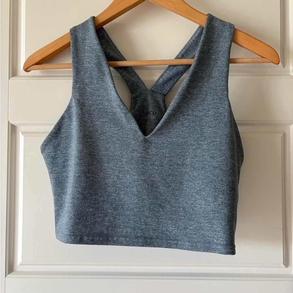 Quince Ultra-Soft V-Neck Cropped Tank